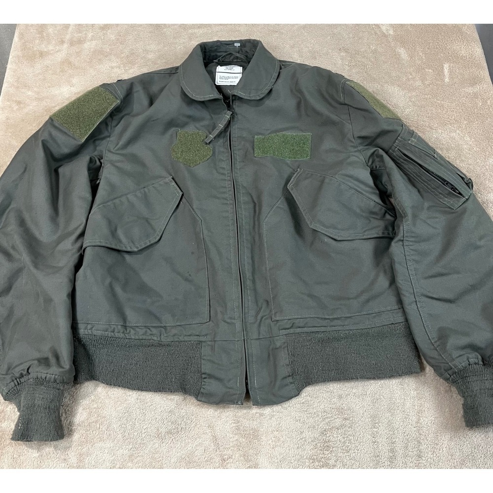 US Military Flyers Flight Jacket Men M 38-40 Green Aramid Summer Type CWU-36/P